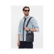 GUESS Saffiano Eco Crossbody Dark Blue Ανδρική Τσάντα Χιαστί Σκούρο Μπλε