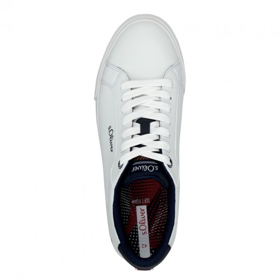 s.Oliver Ανδρικά Sneakers Λευκά 5-13630-42-100