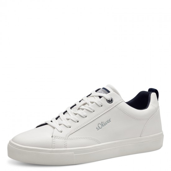 S.Oliver Ανδρικά Sneakers Λευκά 5-13632-41-100