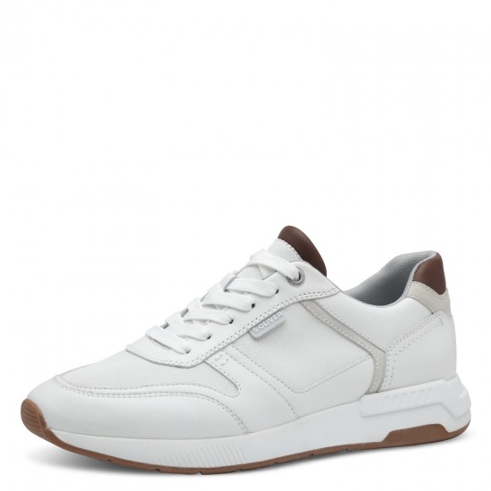 s.Oliver Ανδρικά Sneakers Λευκά 5-13659-44-100