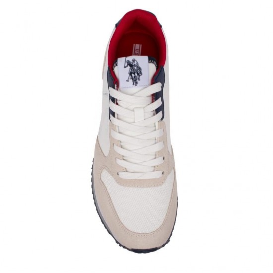 U.S. Polo Assn.Ανδρικά Sneakers White / Blue