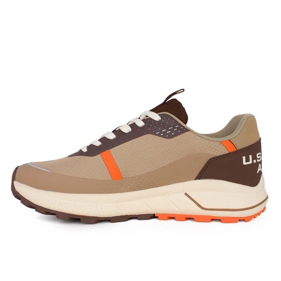 U.S. Polo Assn. Ανδρικά Sneakers Beige / Brown 
