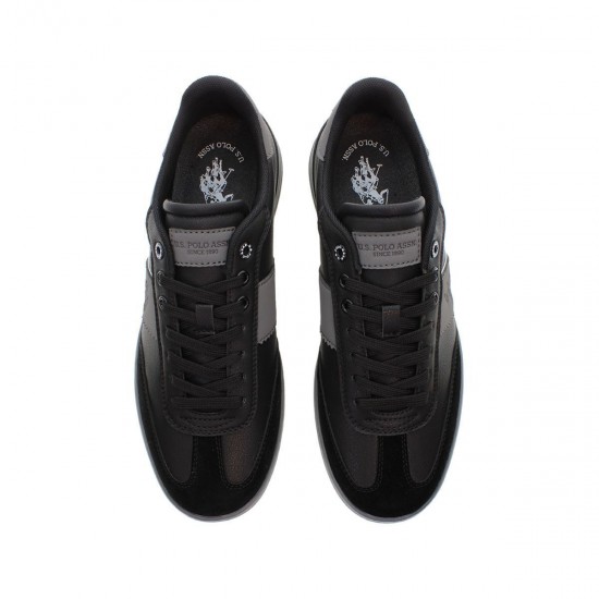 U.S. Polo Assn. Ανδρικά Sneakers Μαύρα CAMPY004_BLK-GRY01