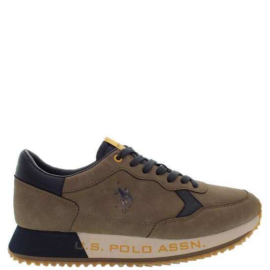 Ανδρικά Sneakers U.S Polo CLEEF006E-BRW-DBL03-ΚΑΦΕ