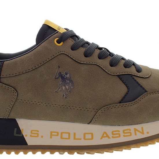 Ανδρικά Sneakers U.S Polo CLEEF006E-BRW-DBL03-ΚΑΦΕ