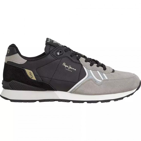 Pepe JeansBrit Half Ανδρικά Sneakers Γκρι
