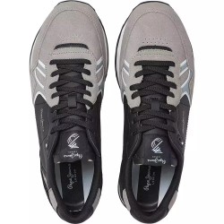 Pepe JeansBrit Half Ανδρικά Sneakers Γκρι