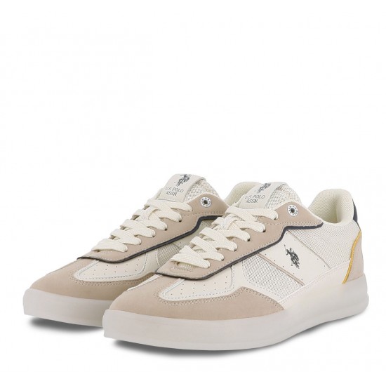 U.S. Polo Assn. Ανδρικά Sneakers Crema / Lt.beige 