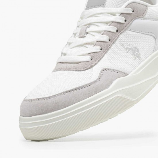 U.S. Polo Assn. Assn Ανδρικά Sneakers Άσπρο GREG001-WHI