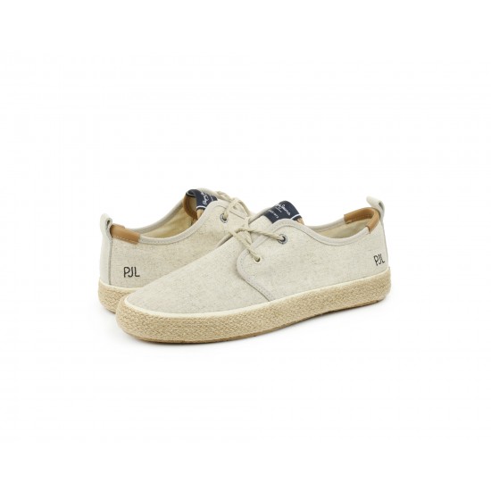 PEPE JEANS PORT LINEN ΠΑΠΟΥΤΣΙ ΑΝΔΡΙΚΟ PMS10330-814 Ecru