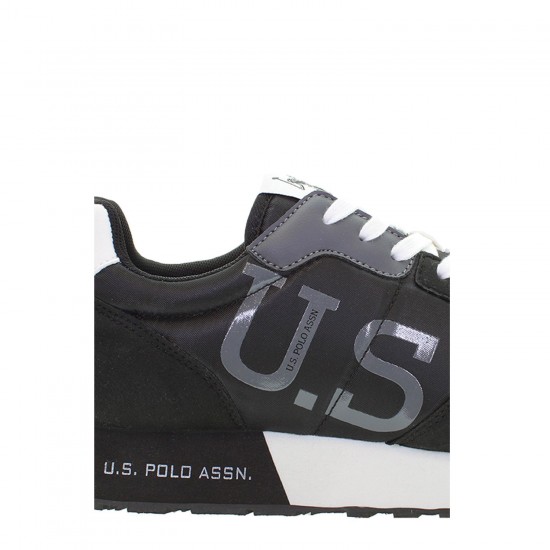 Ανδρικό Υπόδημα U.S.POLO ASSN. JAKE002-BLK Μαύρο