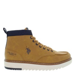 U.S. Polo Assn.Καφέ Ανδρικά Μποτάκια