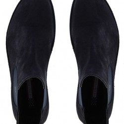 U.S. Polo Assn. Must001 Suede Navy Μπλε Ανδρικά Chelsea Μποτάκια