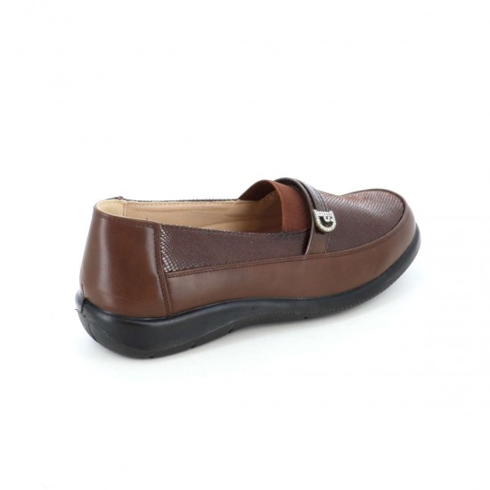  B-Soft Γυναικεία Μοκασίνια σε Καφέ Χρώμα 