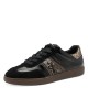 Tamaris Black/Snake Γυναικεία Ανατομικά Δερμάτινα Sneakers Μαύρα/Χρυσά