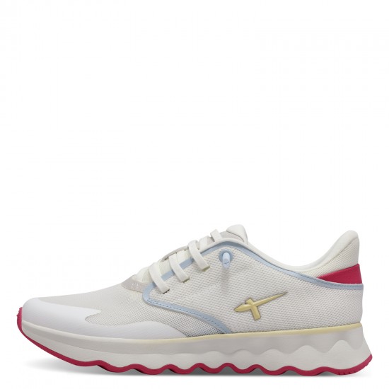 Tamaris Nowana Vegan White Γυναικεία Ανατομικά Sport Sneakers White Comb Λευκό