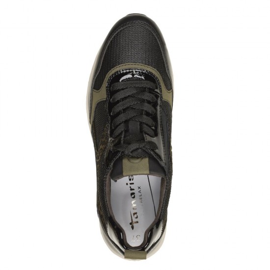 Γυναικείο sneaker PURE RELAX 1-23721-41-761 OLIVE COMBI