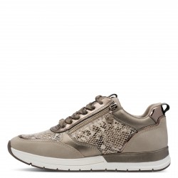 TamarisΓυναικεία Sneakers Taupe / Snake