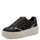 Tamaris Γυναικεία Sneakers Μαύρο - Μπρονζέ