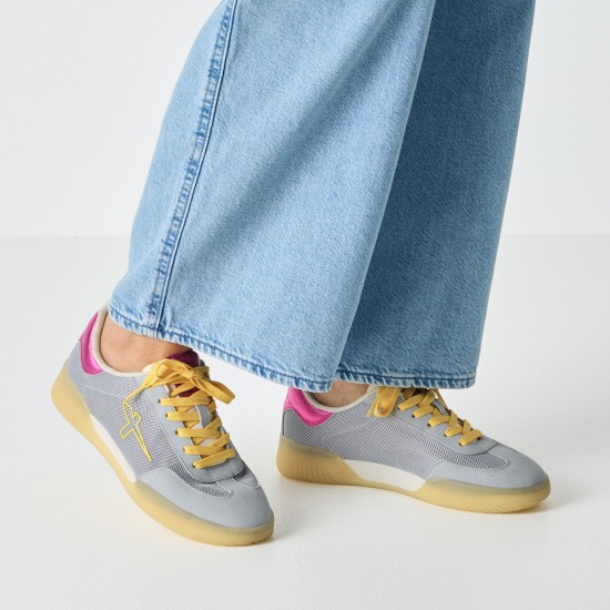 Tamaris Lt Blue Comb Γυναικεία Ανατομικά Sneakers Σιέλ/Φούξια