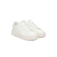 Guess Elbina Γυναικεία Δερμάτινα Sneakers Λευκά