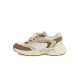 Guess Imeri Tan Γυναικεία Sneakers Εκρού/Καφέ
