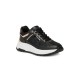 Guess Fonzi Black Γυναικεία Sneakers Μαύρα 