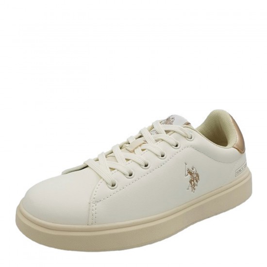 U.S. Polo ASSN Γυναικείο Sneaker marlyn001e-whi-gol02