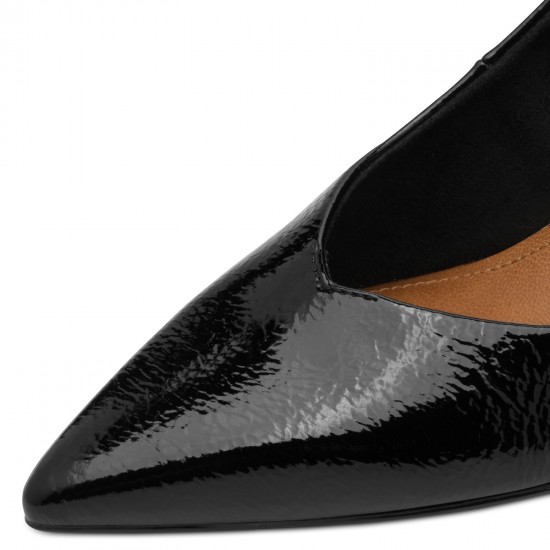 Tamaris Black Ανατομικές Γόβες Μαύρες 