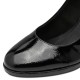 Tamaris Vegan Black Ανατομικές Γόβες Με Μπαρέτα Μαύρες