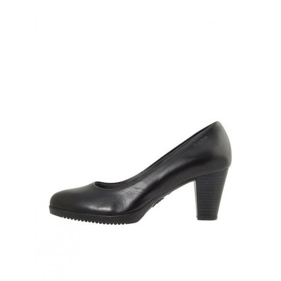 Ragazza 024 Δερμάτινες Γόβες σε Μαύρο Χρώμα