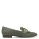 Tamaris Δερμάτινα Γυναικεία Loafers σε Πράσινο Χρώμα 
