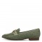 Tamaris Δερμάτινα Γυναικεία Loafers σε Πράσινο Χρώμα 