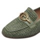 Tamaris Δερμάτινα Γυναικεία Loafers σε Πράσινο Χρώμα 