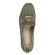 Tamaris Δερμάτινα Γυναικεία Loafers σε Πράσινο Χρώμα 