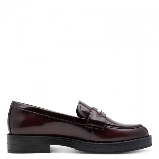 Tamaris Γυναικεία Loafers σε Μπορντό Χρώμα 1-24348-45-537