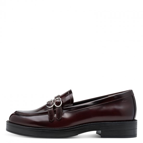 Tamaris Γυναικεία Loafers σε Μπορντό Χρώμα 1-24348-45-537