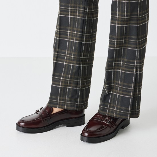 Tamaris Γυναικεία Loafers σε Μπορντό Χρώμα 1-24348-45-537