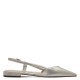 Tamaris Vegan Champagne Γυναικείες Ανατομικές Μπαλαρίνες Slingback Μπεζ/Χρυσές