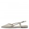 Tamaris Vegan Champagne Γυναικείες Ανατομικές Μπαλαρίνες Slingback Μπεζ/Χρυσές