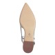 Tamaris Vegan Champagne Γυναικείες Ανατομικές Μπαλαρίνες Slingback Μπεζ/Χρυσές