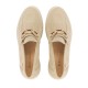 Ragazza Δερμάτινα Γυναικεία Loafers σε Μπεζ Χρώμα