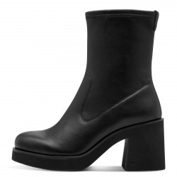 Tamaris Vegan Black Ανατομικά Μποτάκια Μαύρα