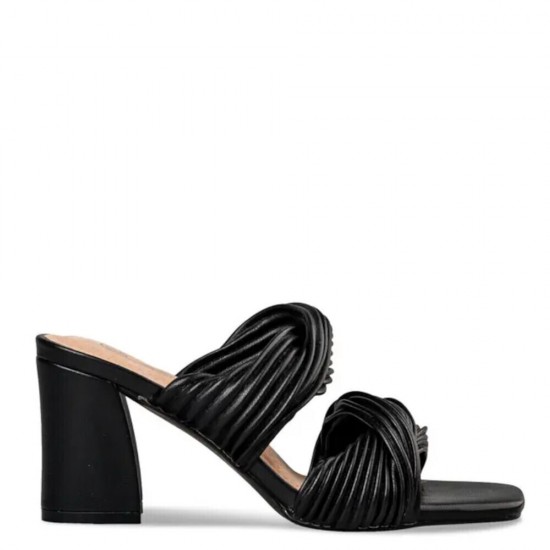 Envie Shoes Γυναικεία Πέδιλα σε Μαύρο Χρώμα E42-19348-34