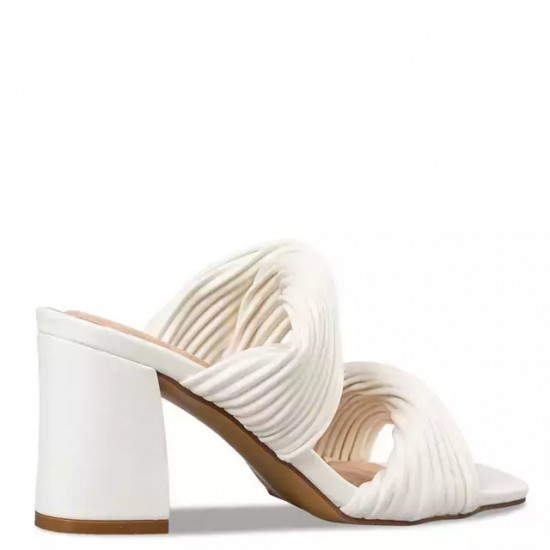Envie Shoes Γυναικεία Πέδιλα σε Λευκό Χρώμα E42-19348-33