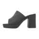 V84-15069-34 MISS NV PLATFORM HEEL MULES BLACK