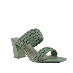 Envie Shoes Γυναικεία Πέδιλα με Χοντρό Ψηλό Τακούνι σε Μέντα Χρώμα V42-15186-69 Envie Shoes Γυναικεία Πέδιλα με Χοντρό Ψηλό Τακούνι σε Μέντα Χρώμα V42-15186-69