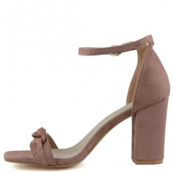 Envie Shoes Suede Γυναικεία Πέδιλα με Χοντρό Ψηλό Τακούνι σε NUDE Χρώμα V65-15367-90 Envie Shoes Suede Γυναικεία Πέδιλα με Χοντρό Ψηλό Τακούνι σε NUDE Χρώμα V65-15367-90