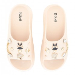 B-Soft Slides σε Μπεζ Χρώμα