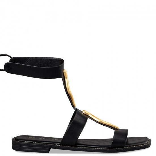 Envie Shoes Γυναικεία Σανδάλια σε Μαύρο Χρώμα E96-19065-34